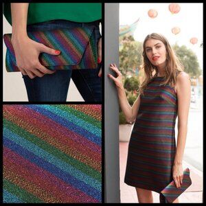 💕TRINA TURK💕 Rainbow Lola Clutch ~ Multi-Color NWT